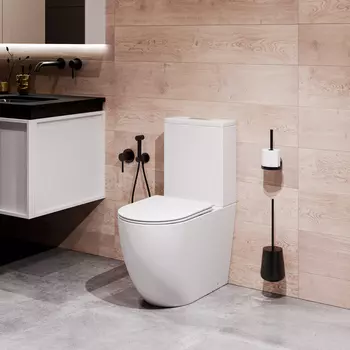 Унитаз напольный Grossman Торнадо GR-4494MSQ безободковый, с сиденьем микролифт,белый матовый