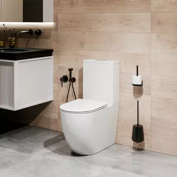 Унитаз напольный Grossman Торнадо GR-4494SQ безободковый, с сиденьем микролифт,белый