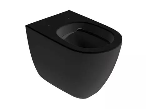 Унитаз напольный Hatria Fusion 35.5 см A0Y1ZA02 черный