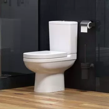 Унитаз напольный Niagara Nero NG-9902 безободковый с толстой крышкой, белый