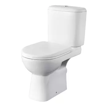 Унитаз напольный Roca Access 7.34P2.3.900.Y белый, с косым выпуском