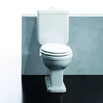 Унитаз напольный Simas Londra LO931bi белый, кнопка бронза