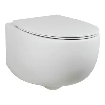 Унитаз подвесной AeT Dot 2.0 S555T0R0V6101 белый матовый, без сиденья