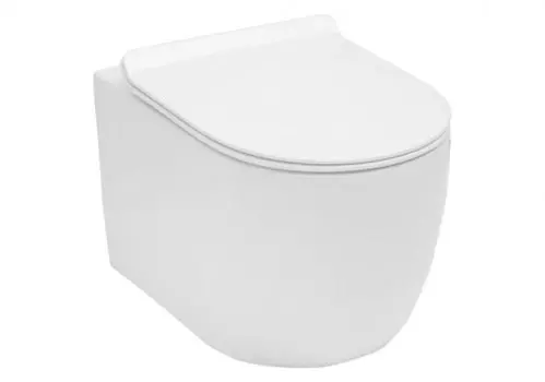 Унитаз подвесной Aquanet Cetus BL-102N-WHT с крышкой