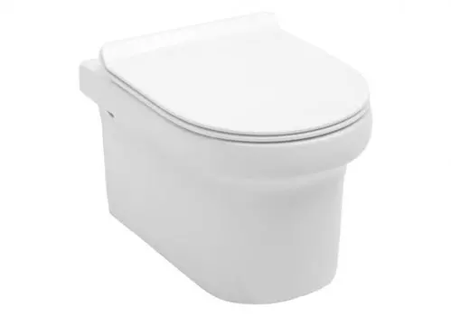 Унитаз подвесной Aquanet Nova BL-101N-WHT с крышкой