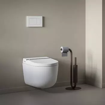 Унитаз подвесной Artceram Hype KHYV001 05 00 с крышкой биде и пультом управления, матовый, покрытие Saniglaze