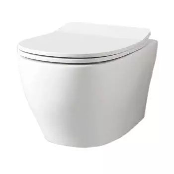 Унитаз подвесной Artceram Ten TEV006 01 00 безободковый, смыв THE REEL, белый глянцевый