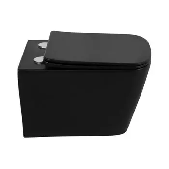 Унитаз подвесной BelBagno Ardente-C BB3202CHR-MB черный матовый, без сиденья