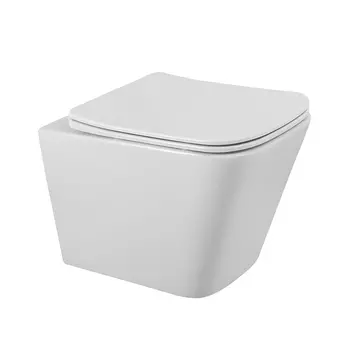 Унитаз подвесной BelBagno Ardente-R BB520CH-TOR/BB3103/3106SC безободковый, с сиденьем микролифт, белый