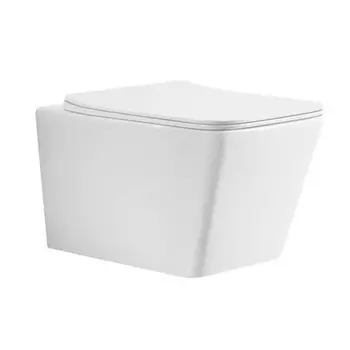 Унитаз подвесной безободковый Azario Boca AZ-2002 37 см, с крышкой микролифт, белый