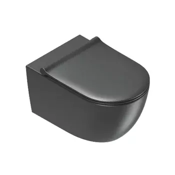 Унитаз подвесной Catalano Sfera 0511550022 черный матовый, без крышки