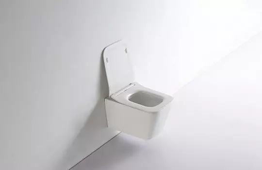 Унитаз подвесной CeramaLux NS5170 с сиденьем микролифт, белый