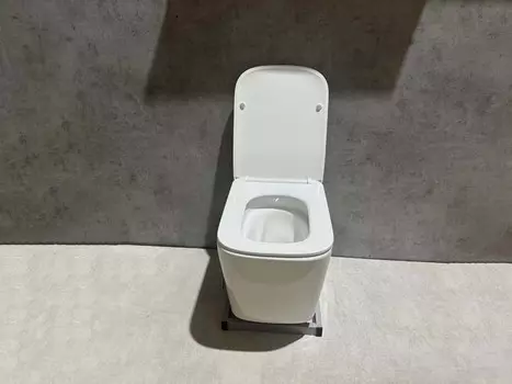 Унитаз подвесной CeramaLux TR5170 белый глянец, с крышкой микролифт