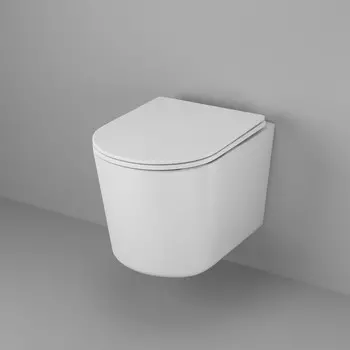 Унитаз подвесной Grossman Thin Rim GR-5602S белый, с крышкой микролифт