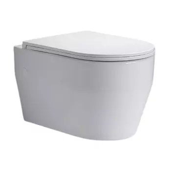 Унитаз подвесной Olive'S NAVARRA NR30116DP белый, с крышкой микролифт