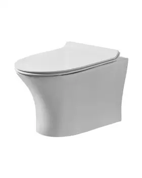 Унитаз подвесной Orange C01-100W безободковый, сиденье с микролифтом