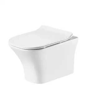 Унитаз подвесной Orange C02-100w безободковый, сиденье с микролифтом