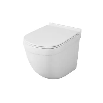 Унитаз подвесной OWL 1975 Eld TOWLT190101 с крышкой микролифт, белый