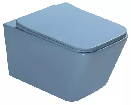 Унитаз подвесной SantiLine SL-5007BL безободковый, сиденье микролифт, бежевый матовый