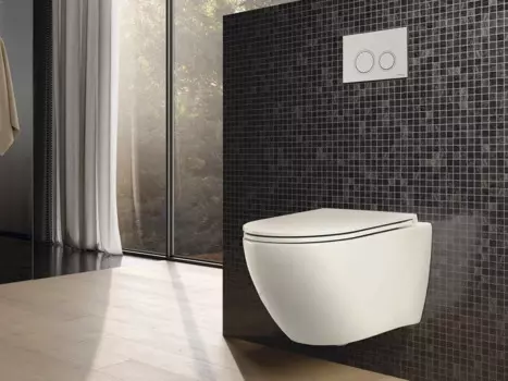 Унитаз подвесной Tece TECEspring R 9700998P белый глянцевый