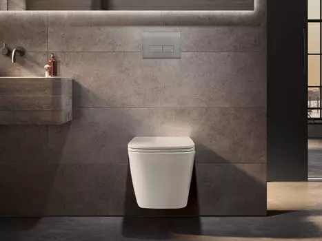 Унитаз подвесной Tece TECEspring S 9700996 белый глянцевый