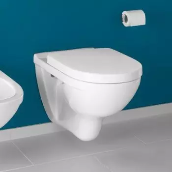 Унитаз подвесной Villeroy&Boch O.novo 5660HRR1 с крышкой