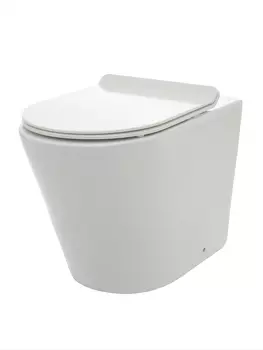 Унитаз приставной AQUAme AQM3001 безободковый, белый