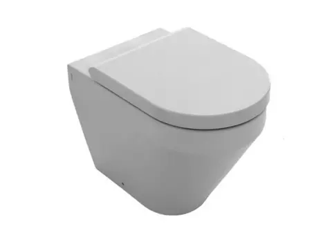 Унитаз приставной Hatria Daytime YXV701 без сиденья, белый