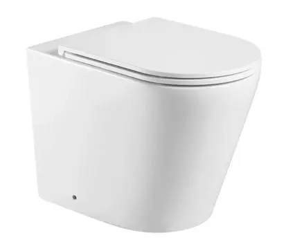 Унитаз приставной Iddis Calipso Rimless CALRDSEi26 глянцевый белый, с крышкой микролифт