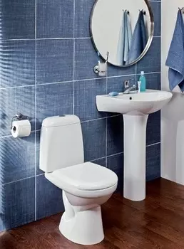 Унитаз напольный Santek Бореаль 1WH302143 с крышкой