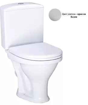 Унитаз Santeri Вест 1P2018S0100BF с крышкой