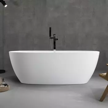 Ванна акриловая Abber 170х80 AB9265-1.7 отдельностоящая, белая