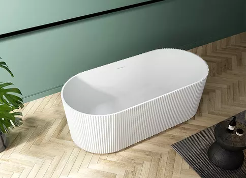 Ванна акриловая Abber 170x80 AB9325-1.7 белая с каркасом в комплекте