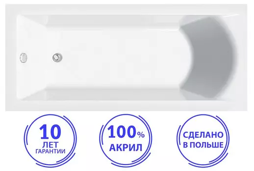 Ванна акриловая C-bath Selena CBQ007004 180х80