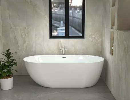 Ванна акриловая Ceruttispa Como 150x75 CT9900 отдельностоящая, белая