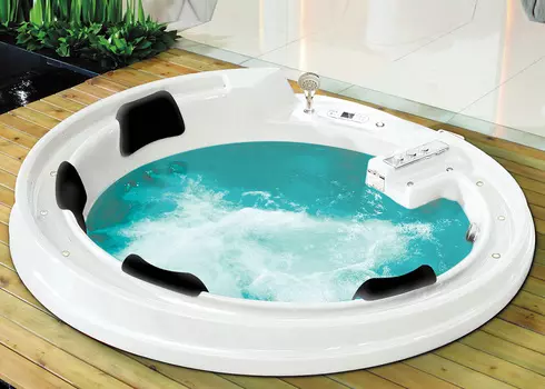 Ванна акриловая Gemy 190x190 G9090 K белая