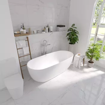 Ванна акриловая Grossman Classic 170x80 GR-2501M белая матовая