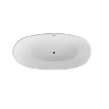 Ванна акриловая Grossman Fly 170x75 GR-1104MB бело-черная матовая