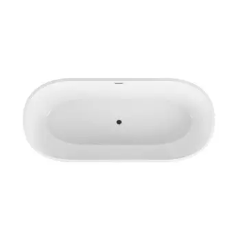 Ванна акриловая Grossman Forta 170x75 GR-27021MB черная матовая, белая