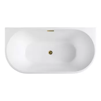 Ванна акриловая Swedbe Select 170x75 8828GO белая, золото