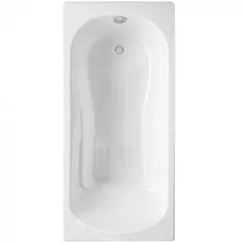 Ванна чугунная Delice Haiti Luxe 150x80 DLR230636-AS с антискользящим покрытием, белая