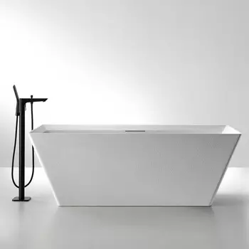 Ванна из искусственного камня Abber Berlin 170x75 AM9912 белая