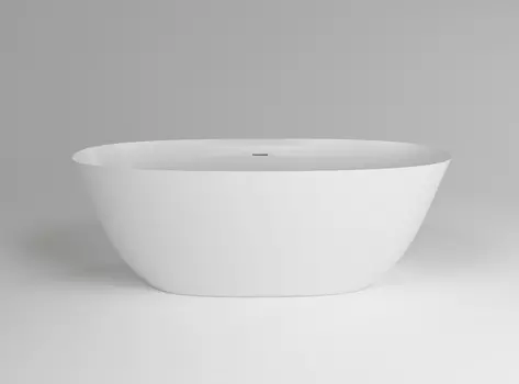 Ванна из искусственного камня Plumberia Selection Veloma 171x75 VELOMA 170BO белая матовая
