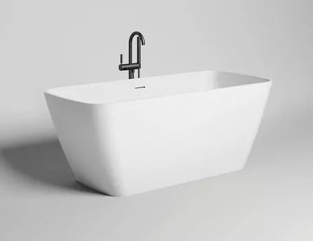 Ванна из искусственного камня Salini Agatha S-stone 179х82 100221M белая матовая, отдельностоящая