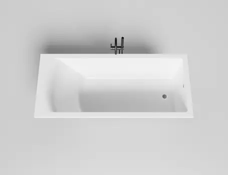 Ванна из искусственного камня Salini Cascata 104213G 180x80 S-Sense белая