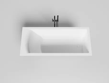 Ванна из искусственного камня Salini Cascata 104313M 170x75 S-Sense белая