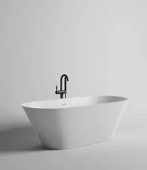 Ванна из искусственного камня Salini Mona S-stone 180x80 102921M белая матовая, отдельностоящая