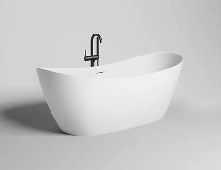 Ванна из искусственного камня Salini Noemi S-stone 170x75 101722M белая матовая, отдельностоящая
