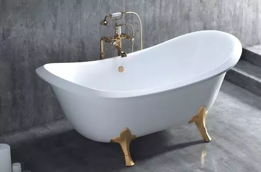 Ванна из искусственного камня Salini Oria S-Stone 178x80 100411M, матовая, отдельностоящая