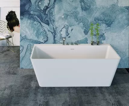 Ванна из искусственного камня Timo ERIKA 170x75 ERIKA1700 белая